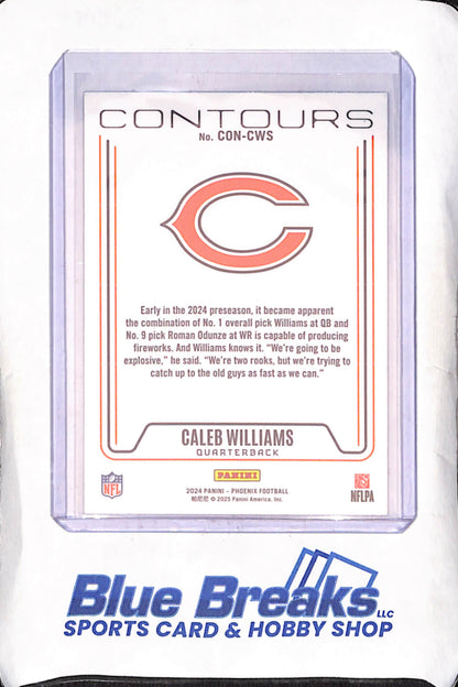 2024 Panini Phoenix - Caleb Williams - Contours - RC - Chicago Bears - Football - #CON-CWS