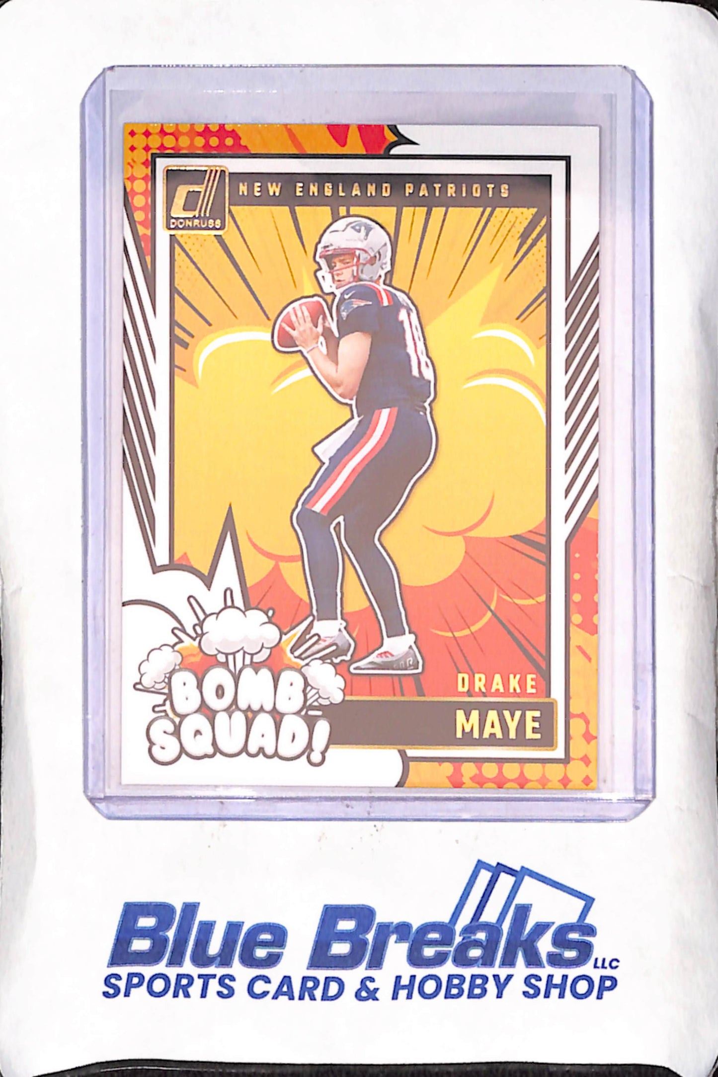 2024 Panini Donruss - Drake Maye - Bomb Squad - New England Patriots - Football - #28