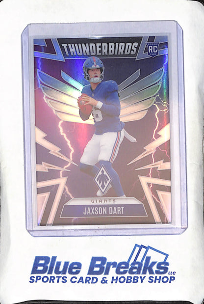 2025 Panini Phoenix - Jaxson Dart - Thunderbirds - RC - New York Giants - Football - #38