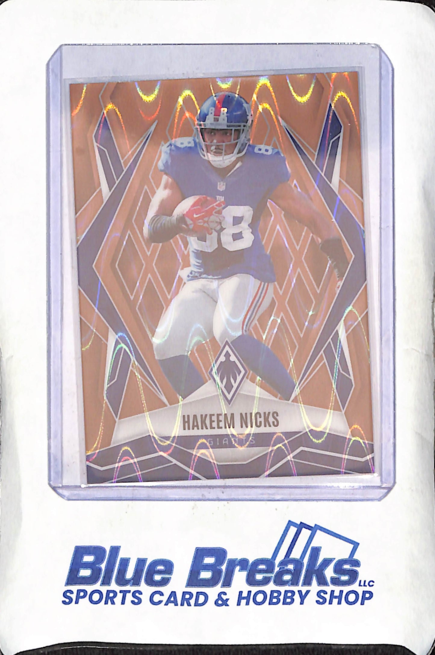2025 Panini Phoenix - Hakeem Nicks - Bronze Seismic - 14/15 - New York Giants - Football - #86
