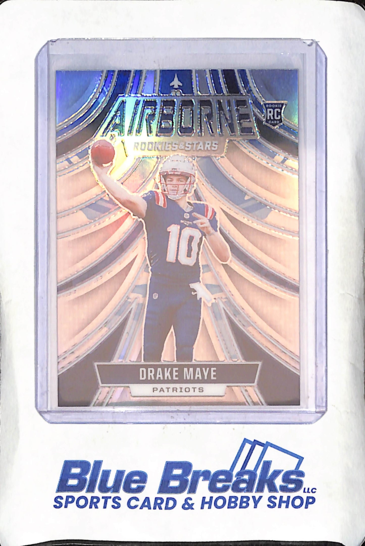 2024 Panini Rookies & Stars - Drake Maye - Airborne - RC - New England Patriots - Football - #A-DME