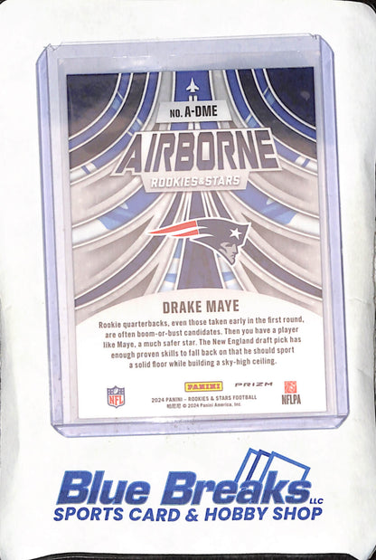 2024 Panini Rookies & Stars - Drake Maye - Airborne - RC - New England Patriots - Football - #A-DME