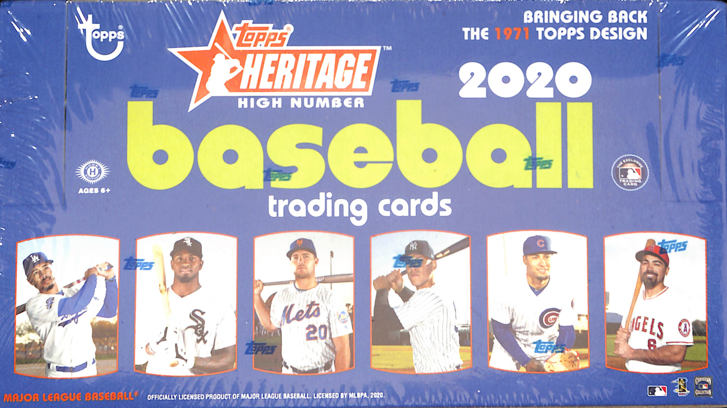 2020 Topps Heritage High Number Baseball Hobby Box  - Sealed Wax