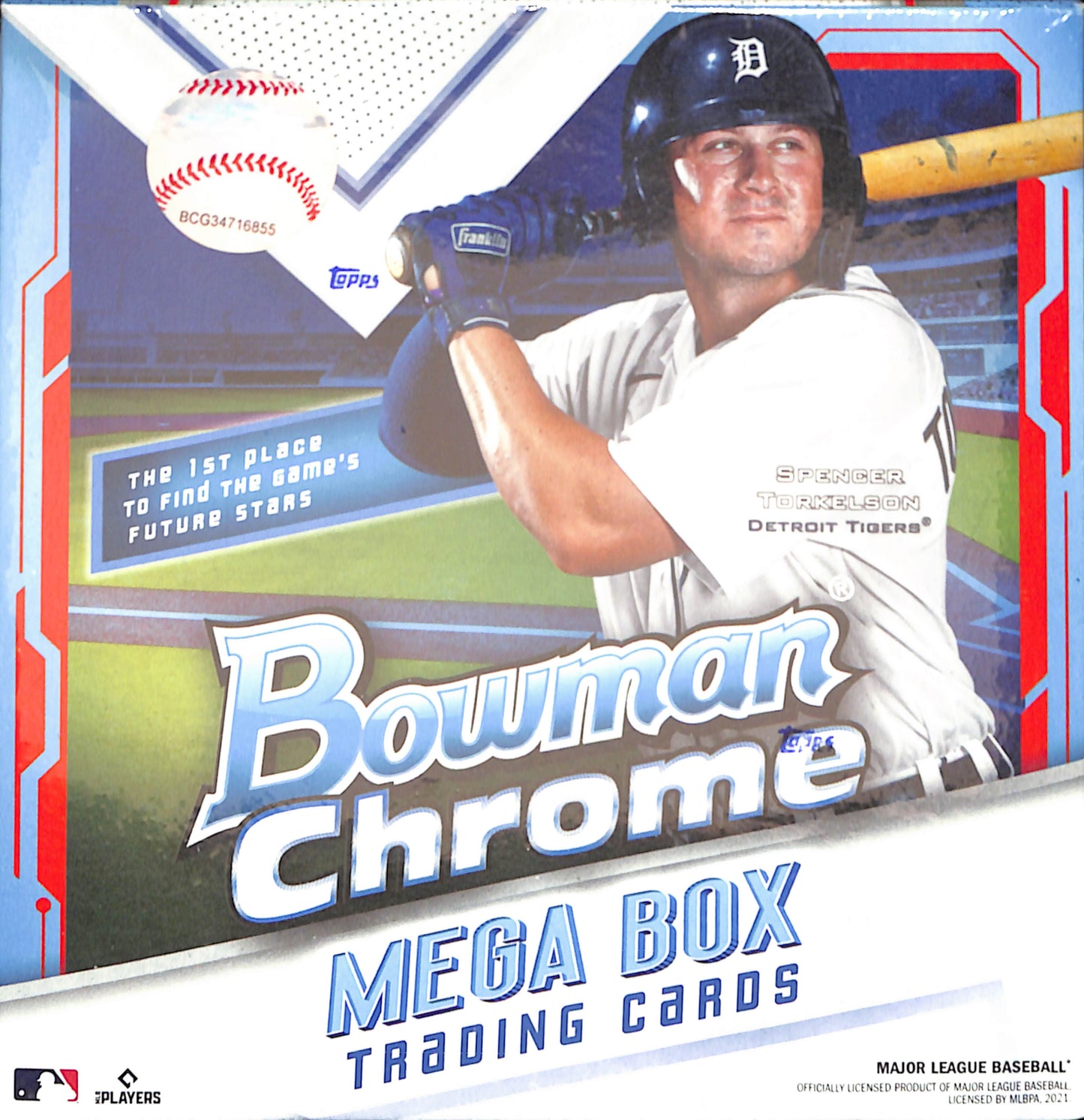 2021 Bowman Chrome Baseball Mega Box - Sealed Wax