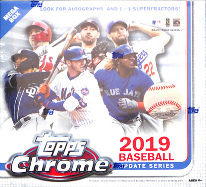 2019 Topps Chrome Update Series Baseball Mega Box - Sealed Wax