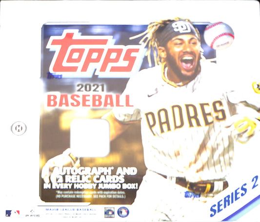 2021 Topps Series 2 Jumbo Baseball Hobby Box - Sealed Wax