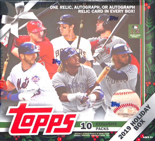 2019 Topps Holiday Box Baseball - Box - Sealed Wax