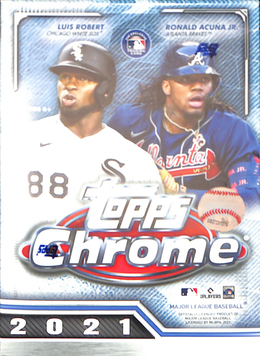 2021 Topps Chrome Baseball 8-Pack Blaster Box - Sealed Wax