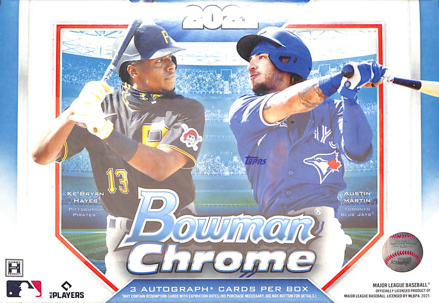 2021 Bowman Chrome Baseball HTA Choice Box - Sealed Wax