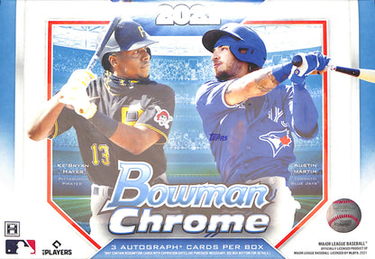 2021 Bowman Chrome Baseball HTA Choice Box - Sealed Wax