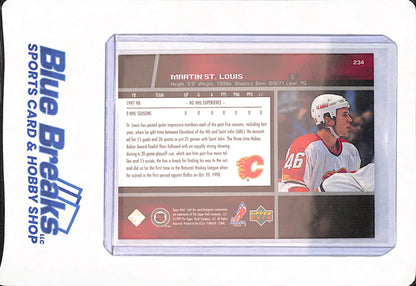 1998-99 - Upper Deck Rookie Card - Martin St Louis - Ice Hockey - Calgary Flames - # 234