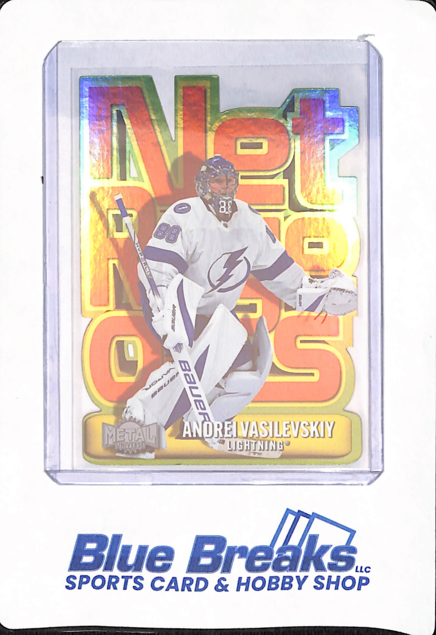 2023-24 Sky Box Metal Universe - Andrei Vasilevskiy - Ice Hockey - Tampa Bay Lightning - # 8 of 35 - Net Rageous - Die Cut