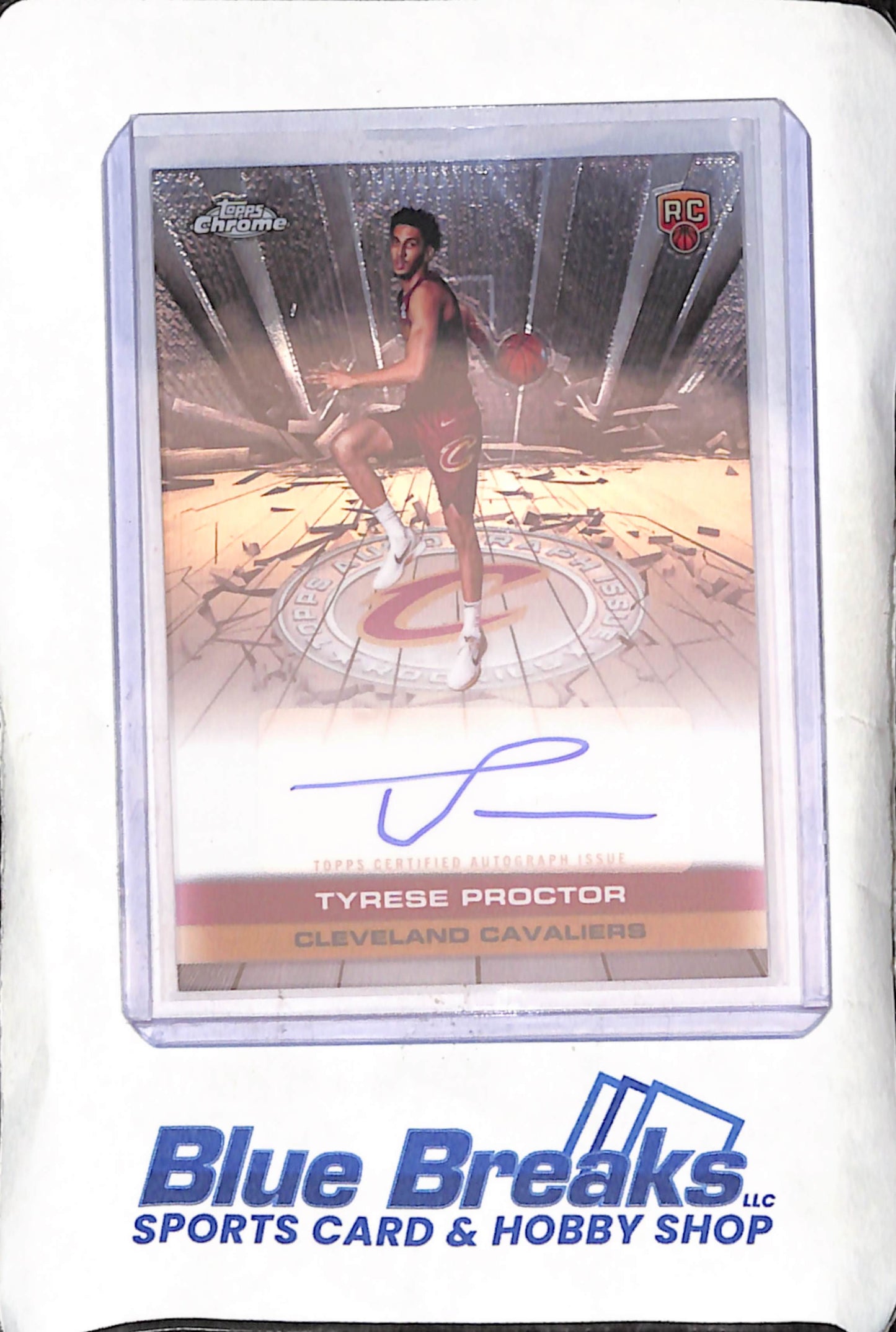 2025 Topps Chrome - Tyrese Proctor - Autograph - RC - Cleveland Cavaliers - Basketball - #TAUR2-TP
