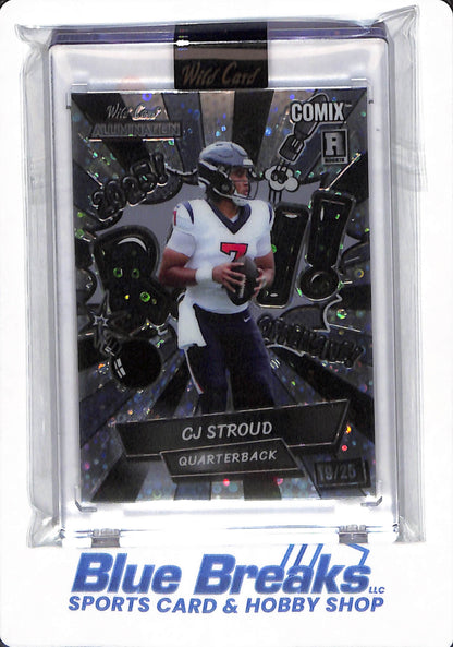 2023 Wild Card - CJ Stroud - # ACSRY-CS1 - Houston Texans - Comix - Football - 19/25