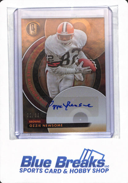 2023 Panini Gold Standard - Ozzie Newsome - # GO-OZ - Cleveland Browns - Football - Autographed - 02/99