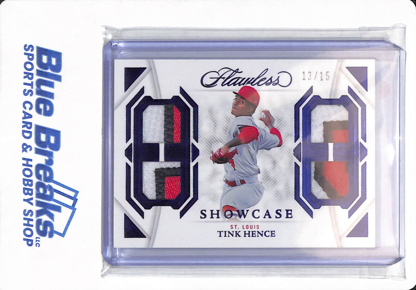 2023 Panini Flawless - Tink Hence - # SHO-TH - St Louis Cardinals - Baseball - Flawless - Quad Relic - 13/15