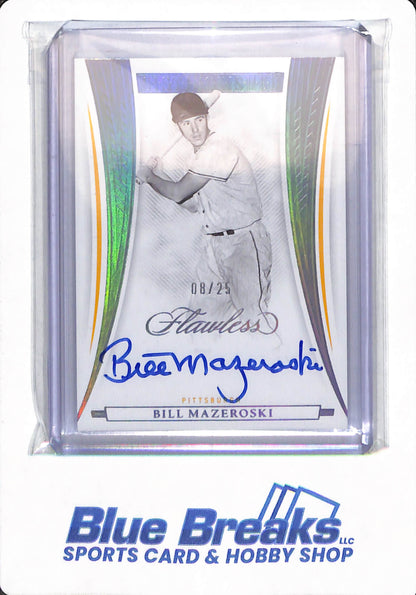 2023 Panini Flawless - Bill Mazeroski - # DA-BM - Pittsburgh Pirates - Baseball - Flawless - Autographed - 08/25