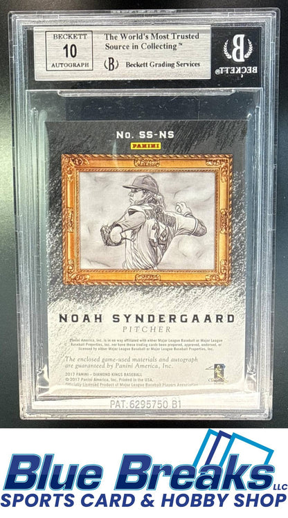 2017 Panini Diamond Kings Noah Syndergaard #SS-NS Sketches and Swatches Holo Gold relic auto 11/15 BGS 8.5 10 New York Mets