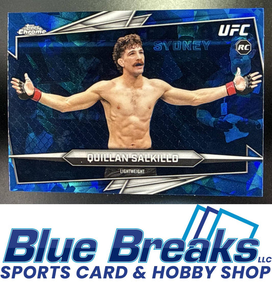 2026 Topps Chrome Sapphire UFC Quillan Salkilld #57m RC