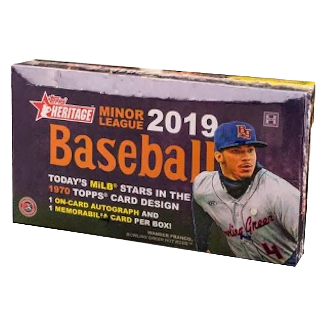 2019 Topps Heritage Minor League Baseball Hobby Box - Sealed Wax