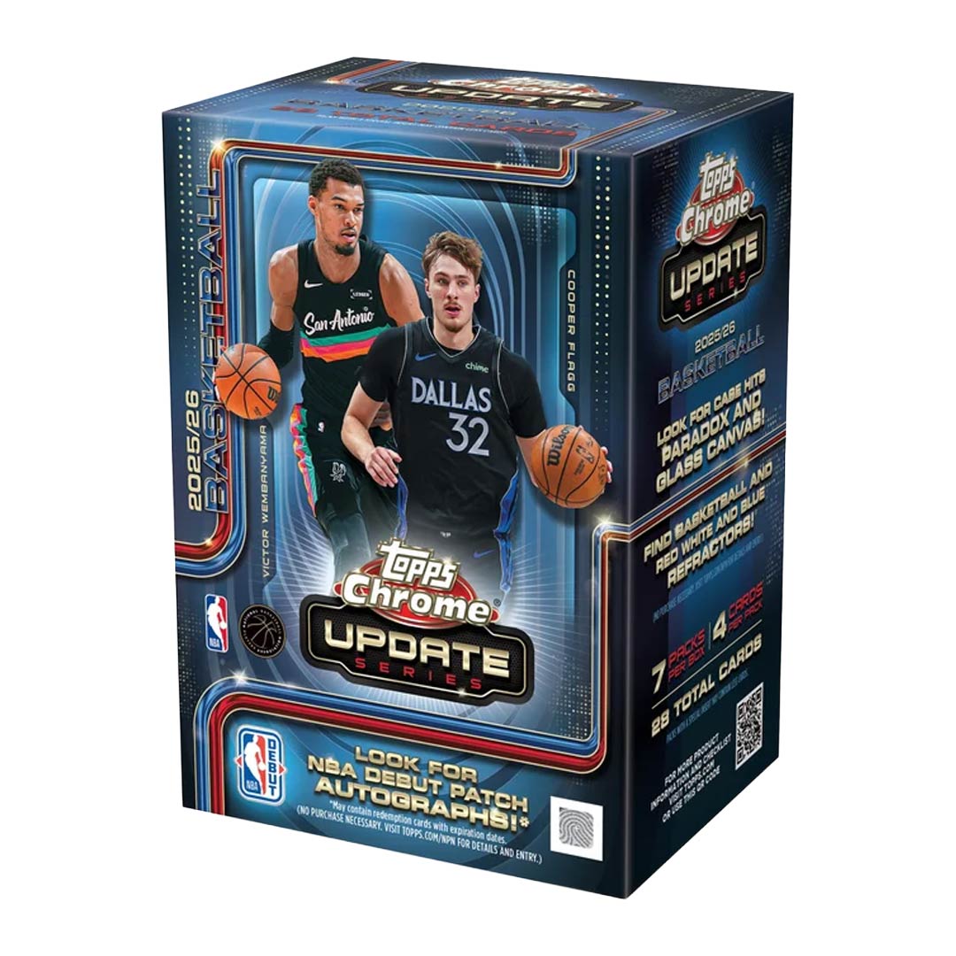2025-26 Topps Chrome Update Series Basketball Blaster Box - Sealed Wax - Presell