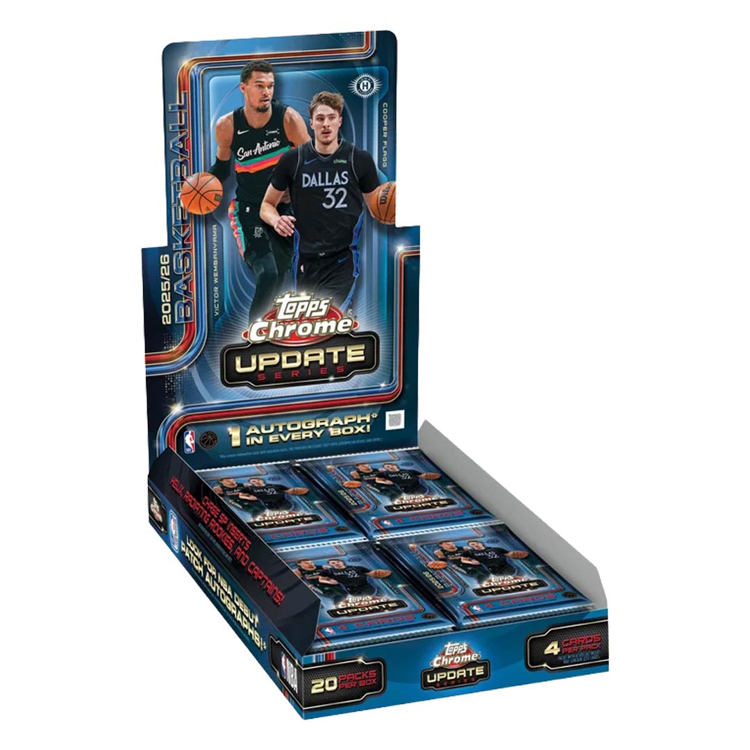 2025-26 Topps Chrome Update Series Basketball Hobby Box - Sealed Wax - Presell