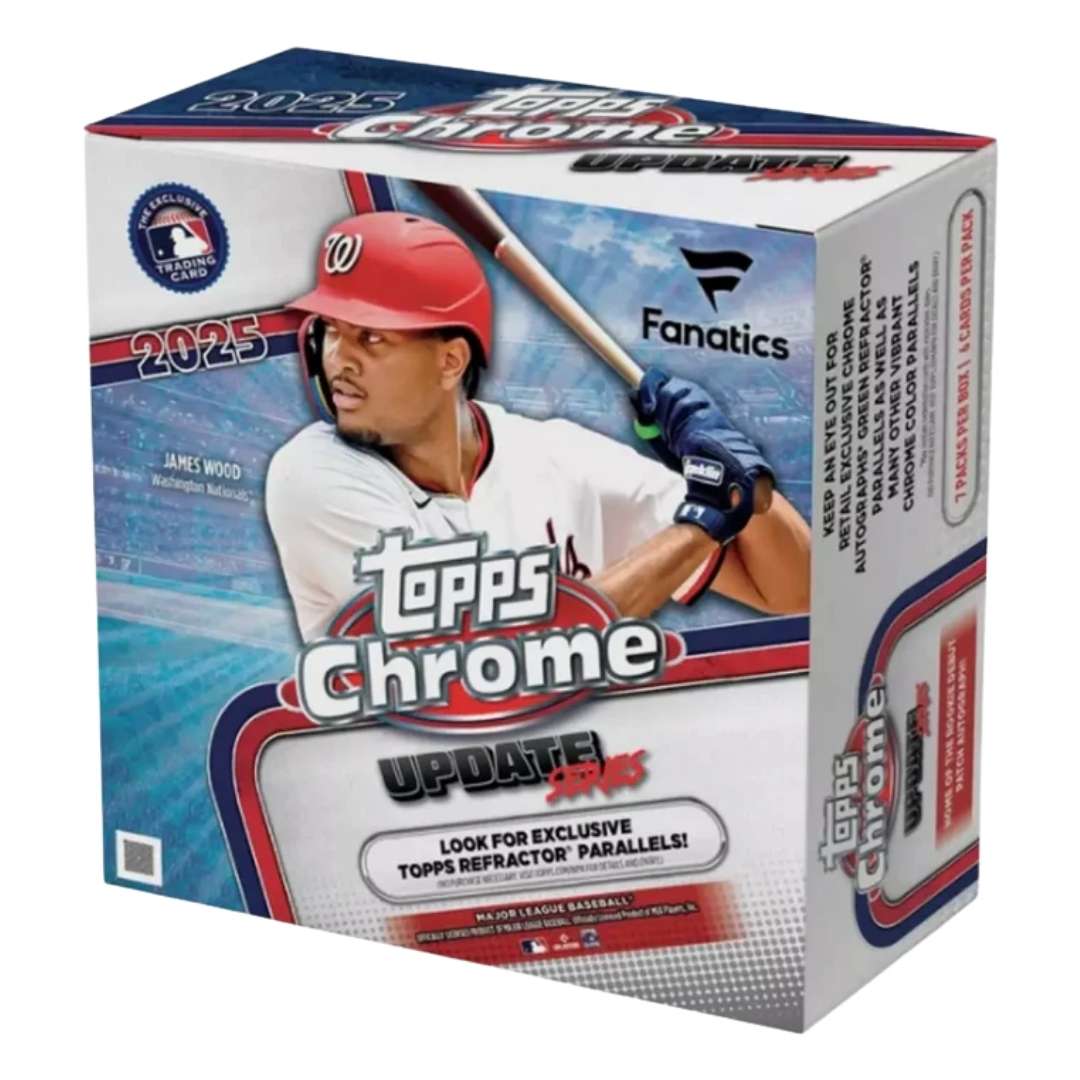 2025 Topps Chrome Update Series Baseball Mega Box (Fanatics) - Sealed Wax