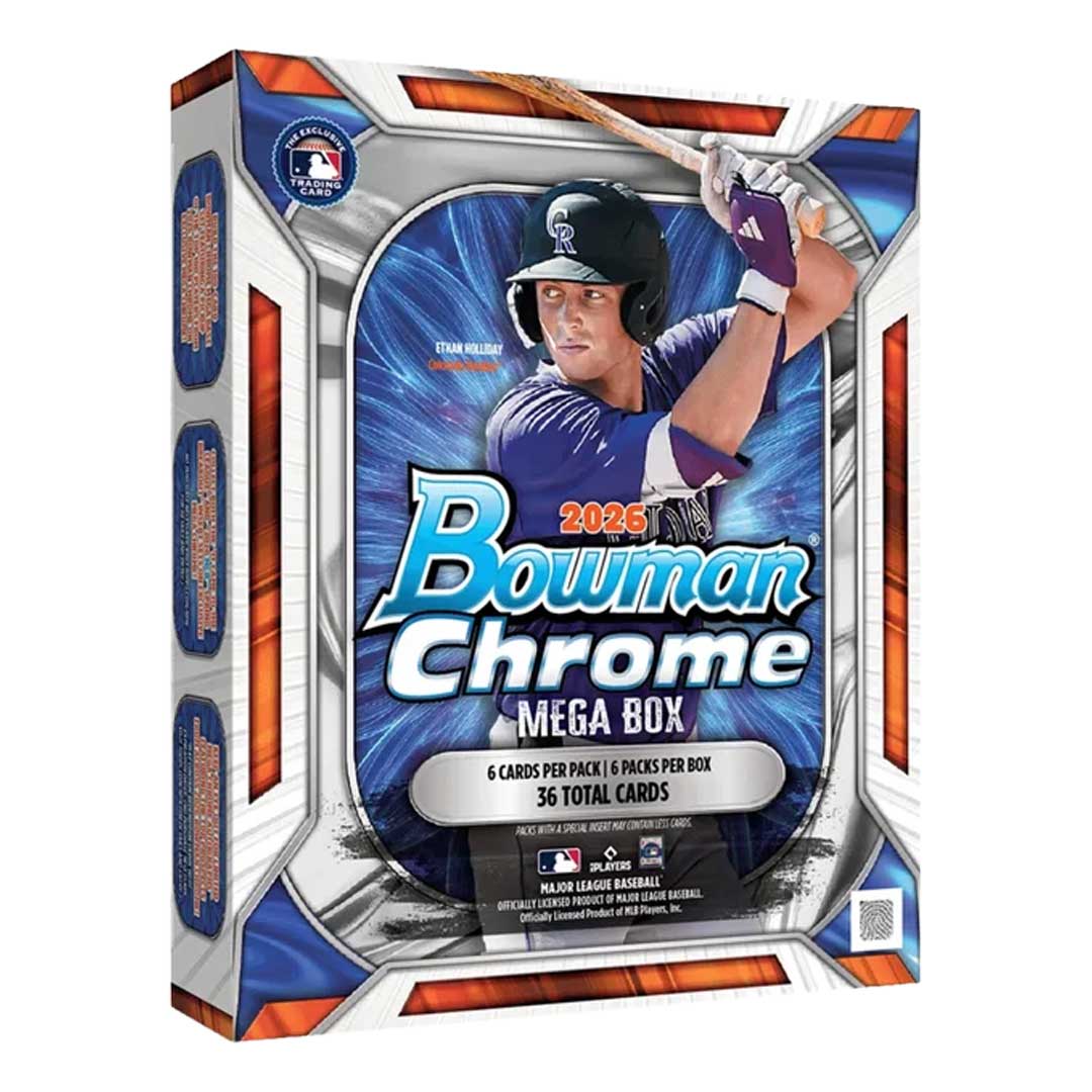 2026 Bowman Chrome Baseball Mega Box - Sealed Wax