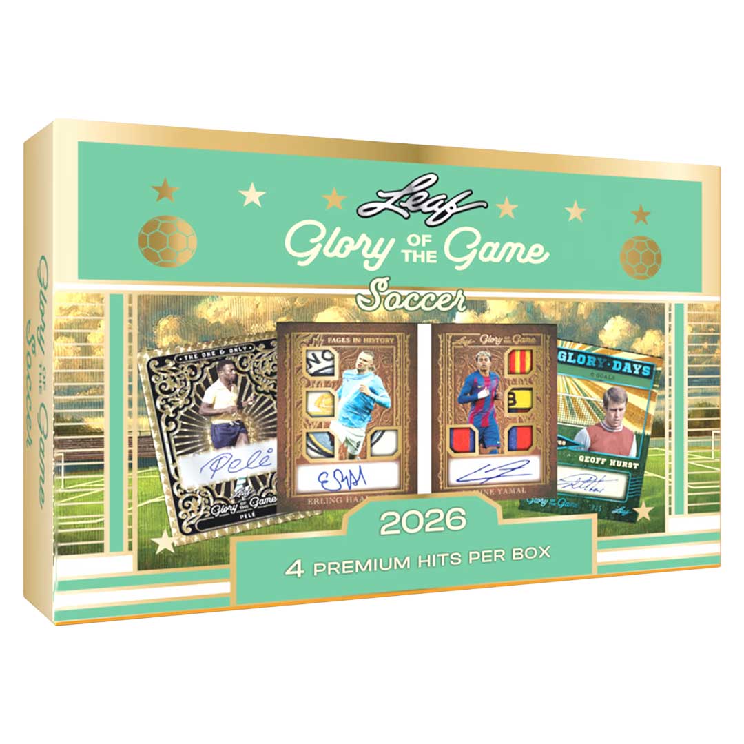 2026 Leaf Glory of the Game Soccer Hobby Box - Sealed Wax