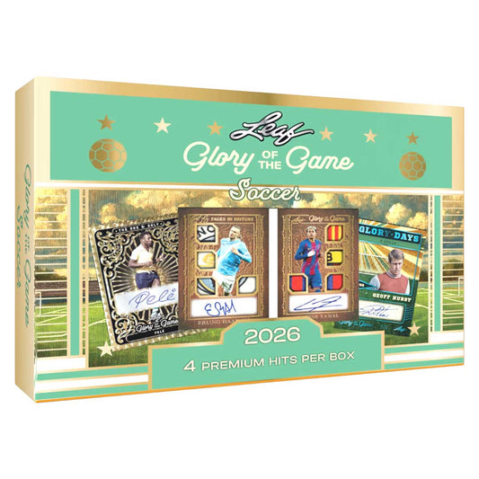 2026 Leaf Glory of the Game Soccer Hobby Box - Sealed Wax
