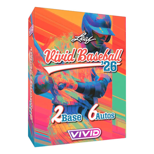 2026 Leaf Vivid Baseball Hobby Box - Sealed Wax