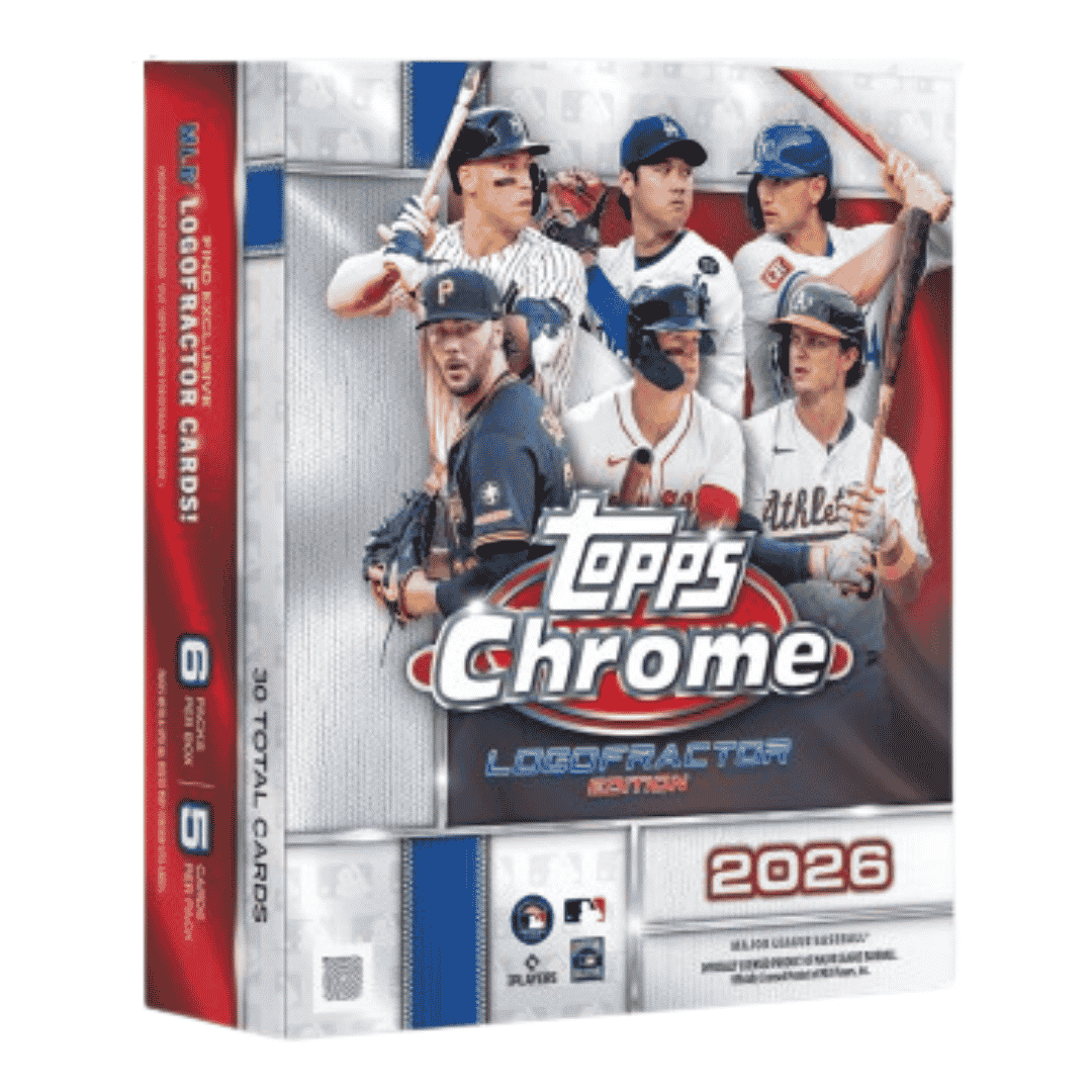 2026 Topps Chrome Baseball Logofractor Edition Box - Sealed Wax