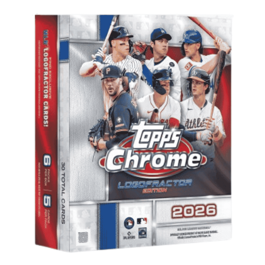 2026 Topps Chrome Baseball Logofractor Edition Box - Sealed Wax