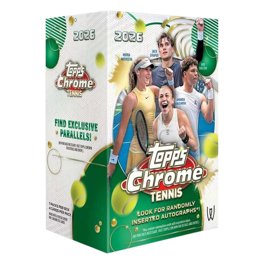 2026 Topps Chrome Tennis Blaster Box - Sealed Wax- Presell