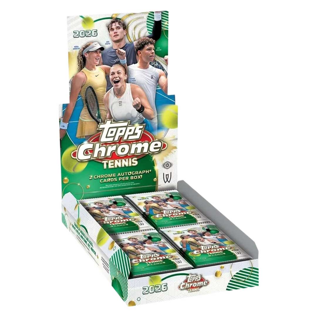 2026 Topps Chrome Tennis Hobby Box - Sealed Wax - Presell
