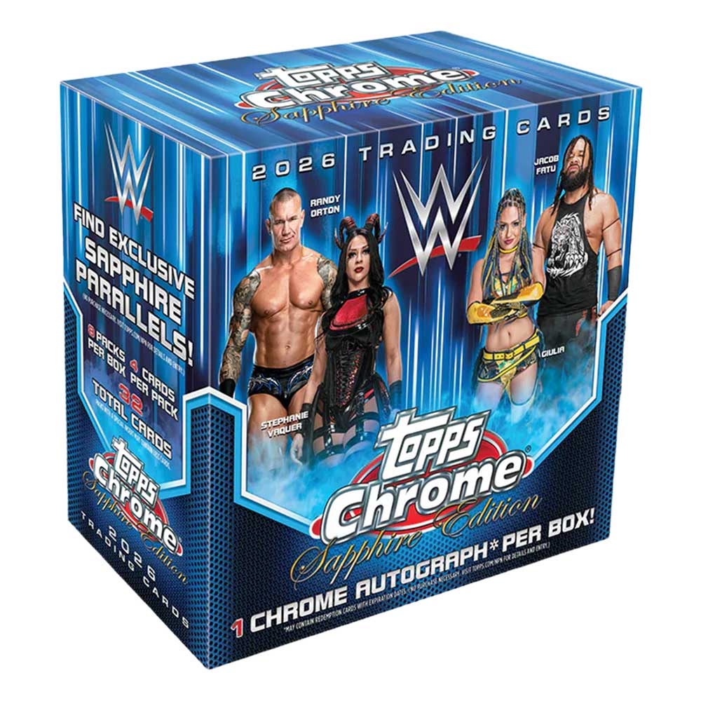2026 Topps Chrome WWE Sapphire Edition - Sealed Wax