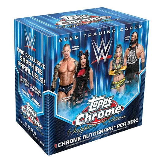 2026 Topps Chrome WWE Sapphire Edition - Sealed Wax