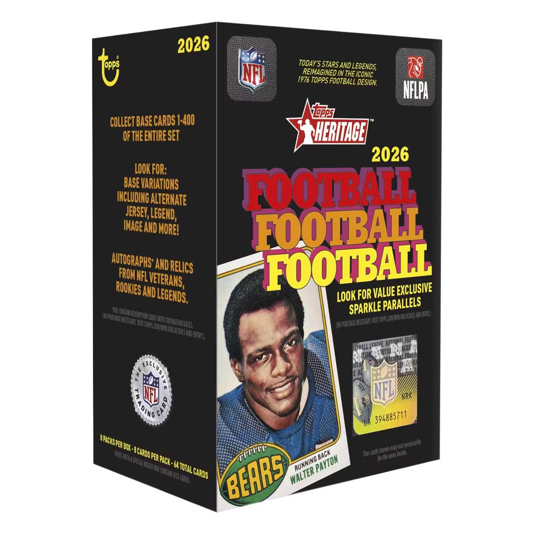 2026 Topps Heritage Football Blaster Box - Sealed Wax