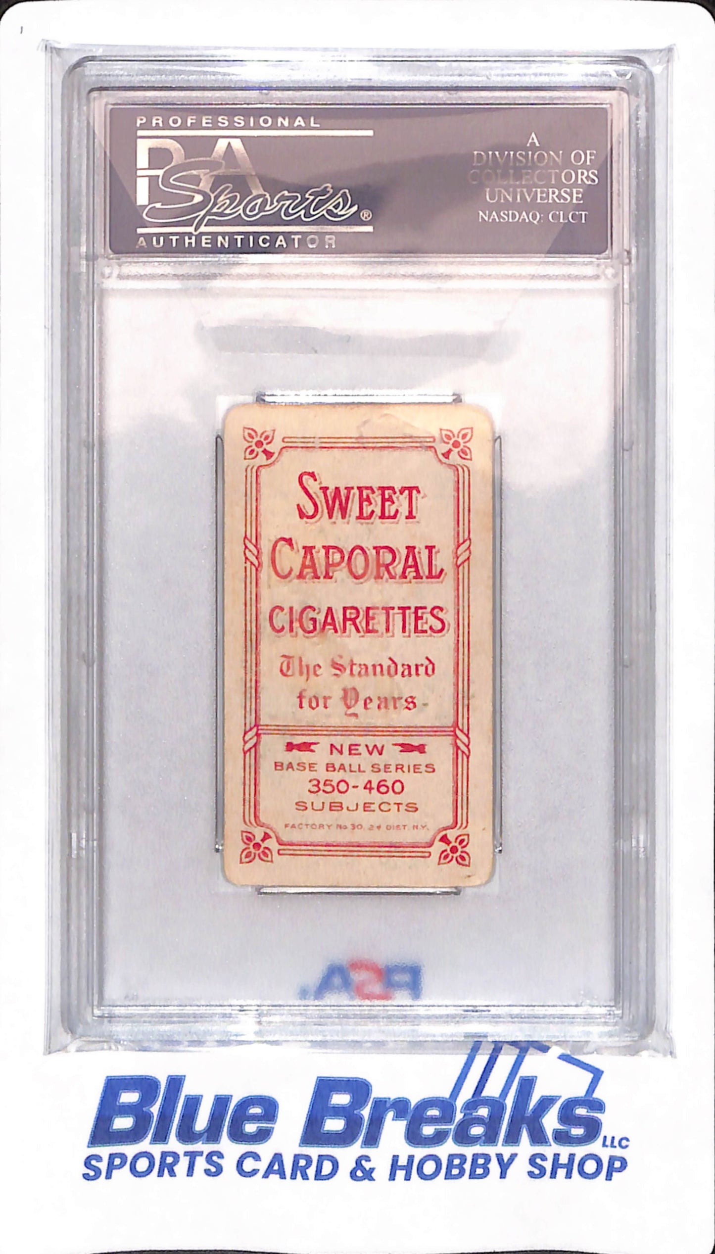 T206 Sweet Caporal - Orval Overall - PSA 2 - Baseball - Chicago Cubs - Hands Waist Level