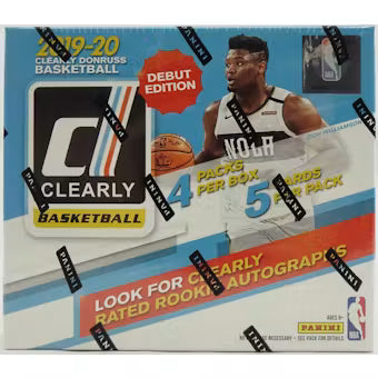 2019/20 Panini Clearly Donruss Basketball Hobby Box - Sealed Wax