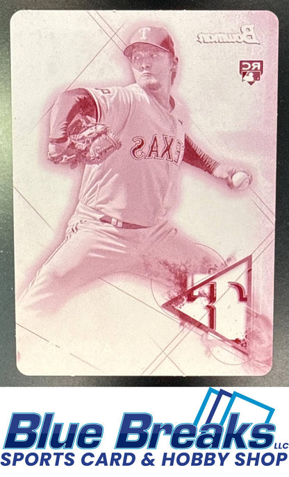 2021 Bowman Sterling Kohei Arihara #BSR-76 Printing Plate Magenta 1/1 RC Texas Rangers