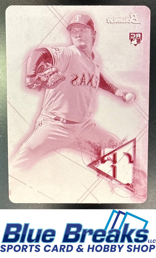 2021 Bowman Sterling Kohei Arihara #BSR-76 Printing Plate Magenta 1/1 RC Texas Rangers