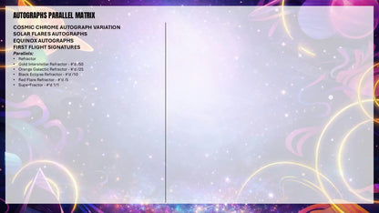 2025 Topps Cosmic Chrome Football Hobby Box - Sealed Wax