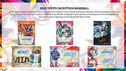 2025 Topps Inception Baseball Hobby Box - Sealed Wax