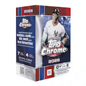 2026 Topps Chrome Baseball Blaster Box - Sealed Wax - Presell