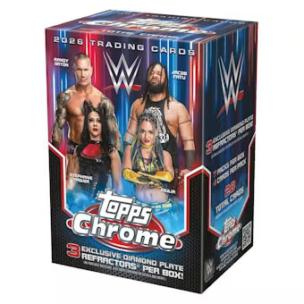 2026 Topps Chrome WWE Wrestling Blaster 40-Box Case - Sealed Wax - Presell