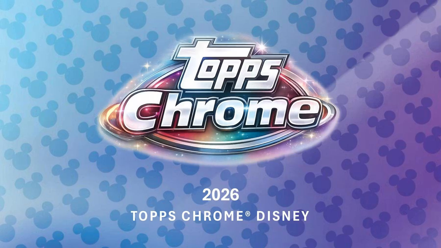 2026 Topps Chrome Disney Hobby Box - Sealed Wax