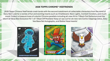 2026 Topps VeeFriends Chrome Hobby Box - Sealed Wax