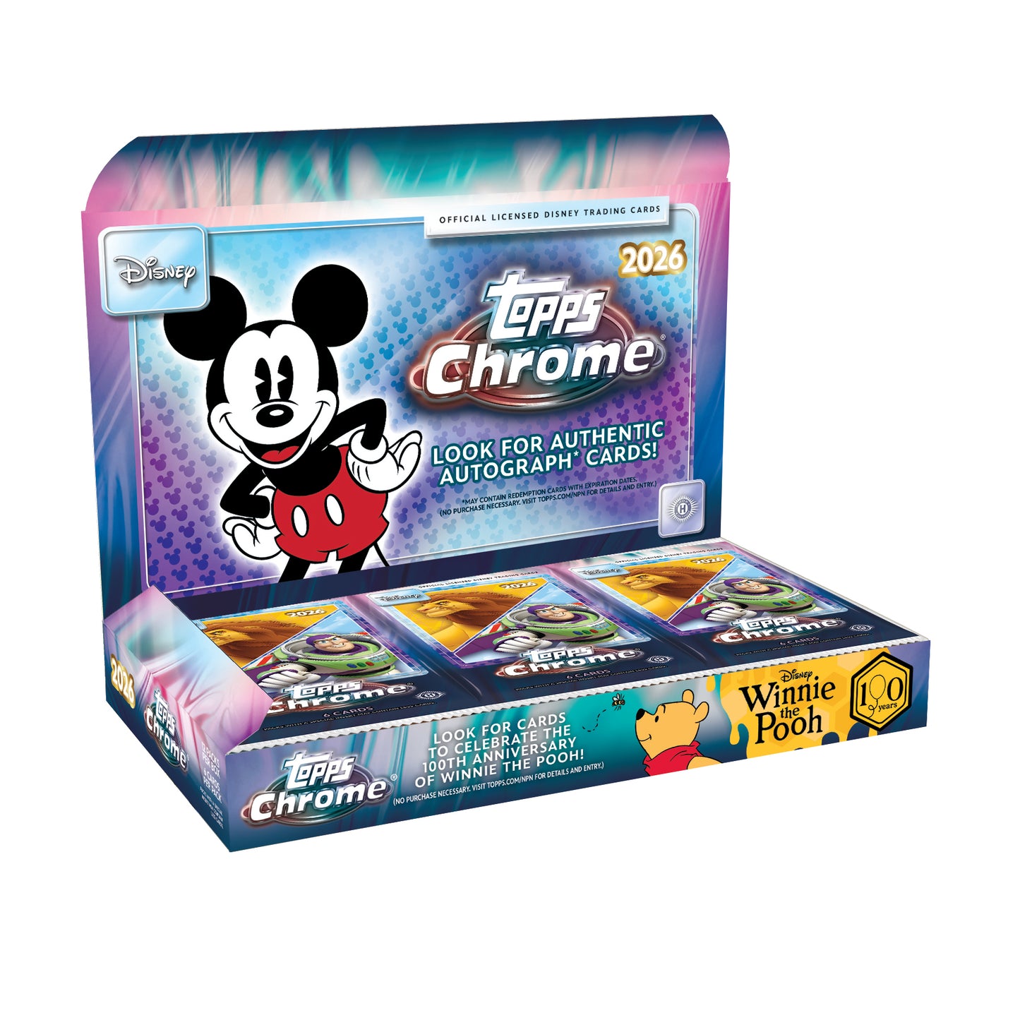 2026 Topps Chrome Disney Hobby Box - Sealed Wax