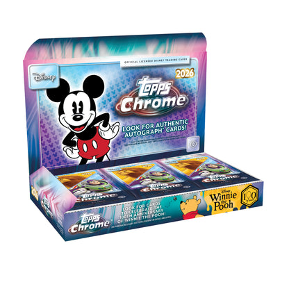 2026 Topps Chrome Disney Hobby Box - Sealed Wax